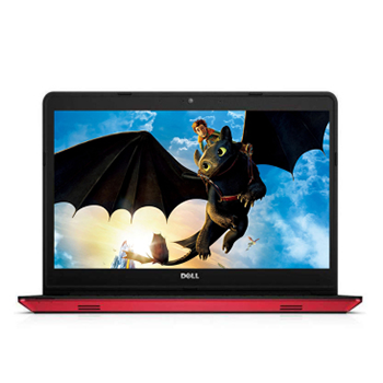 京聰商城戴爾（DELL）靈越INS14MR-7548R i5-6200 4G獨顯14英寸金屬筆記本 紅色 4G內存+500G硬盤官方標配版總代理批發