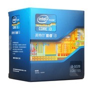 京聰商城英特爾(Intel)22納米 酷睿i3 雙核處理器 i3 3220盒裝CPU（LGA1155/3.3GHz/3M三級緩存）總代理批發(fā)